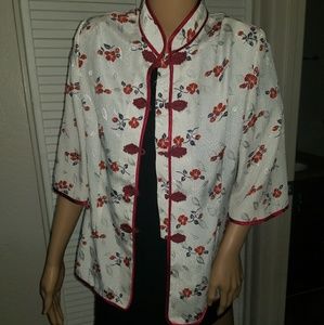 Authentic vintage Mandarin style blouse